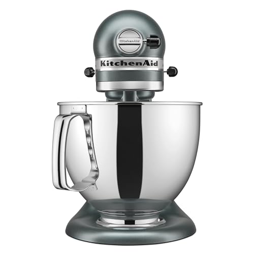 Cabezal inclinable de KitchenAid Artisan para acceso fácil al tazón.