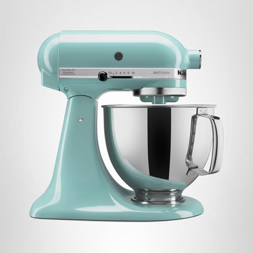 KitchenAid Artisan 5Qt acabado Aqua Sky para una cocina colorida