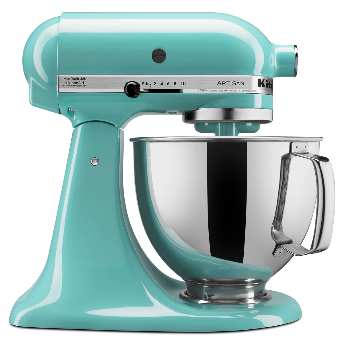KitchenAid Artisan 5Qt con escudo vertido para verter sin goteos