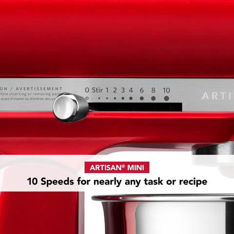 KitchenAid Artisan Mini apto para lavavajillas facilita limpieza