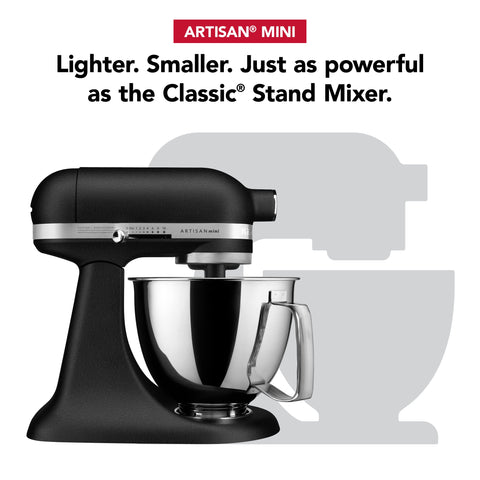 KitchenAid Artisan Mini con cuenco de acero inoxidable de 3,5 cuartos