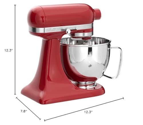 KitchenAid Artisan Mini en color rojo candy apple aporta estilo a la cocina
