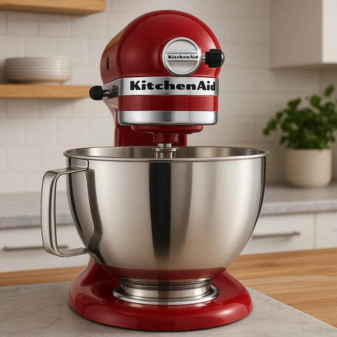 Con KitchenAid, control de 10 velocidades para mezclar con precisión.