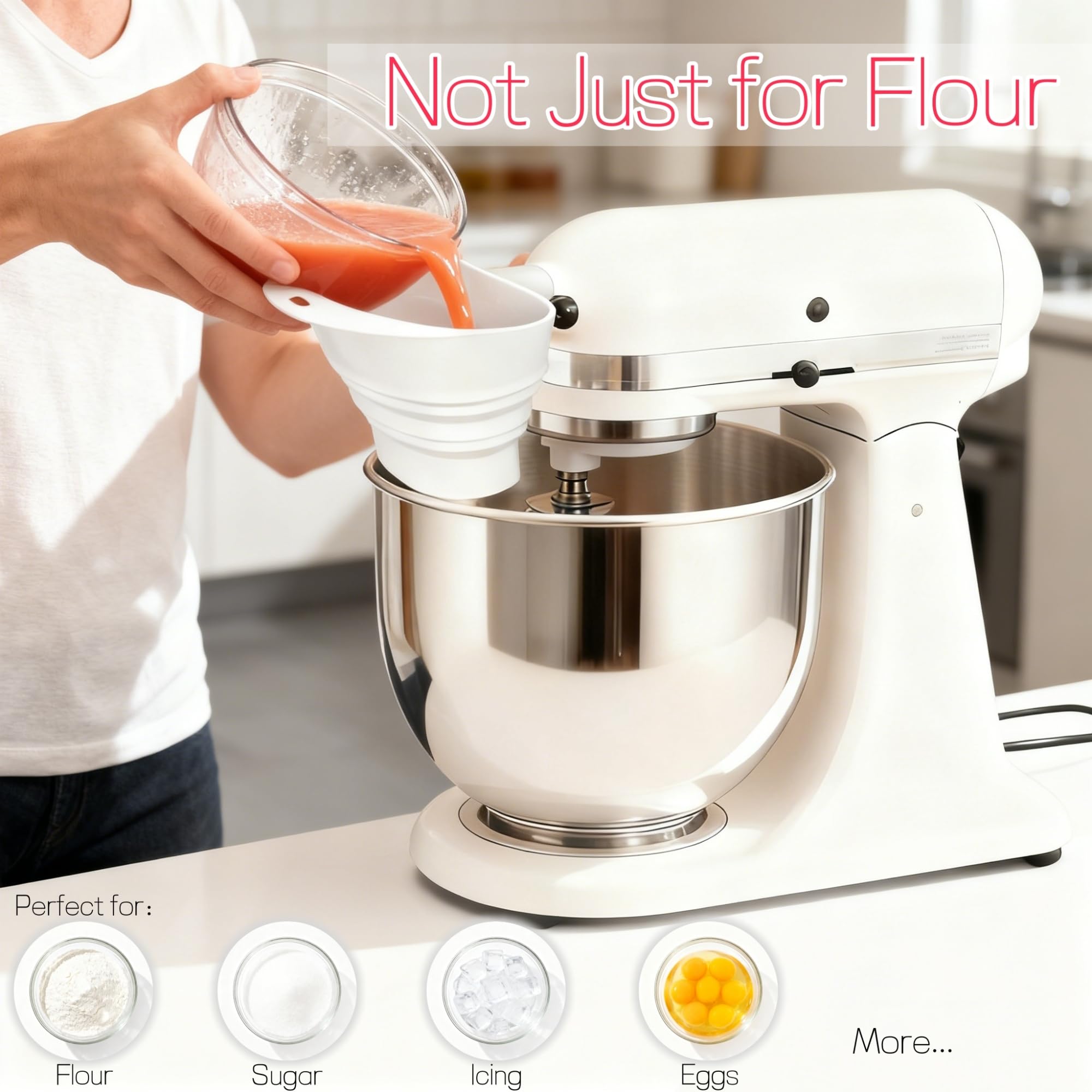 KitchenAid compatibilidad con KSM150 para uso manos libres y cómodo.
