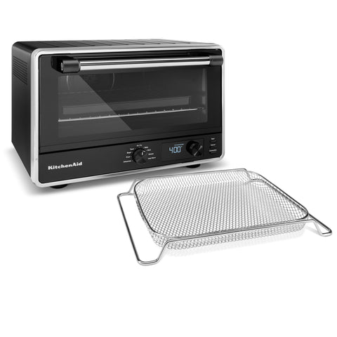 KitchenAid KCO124BM convection fan; even heat for consistent meals.