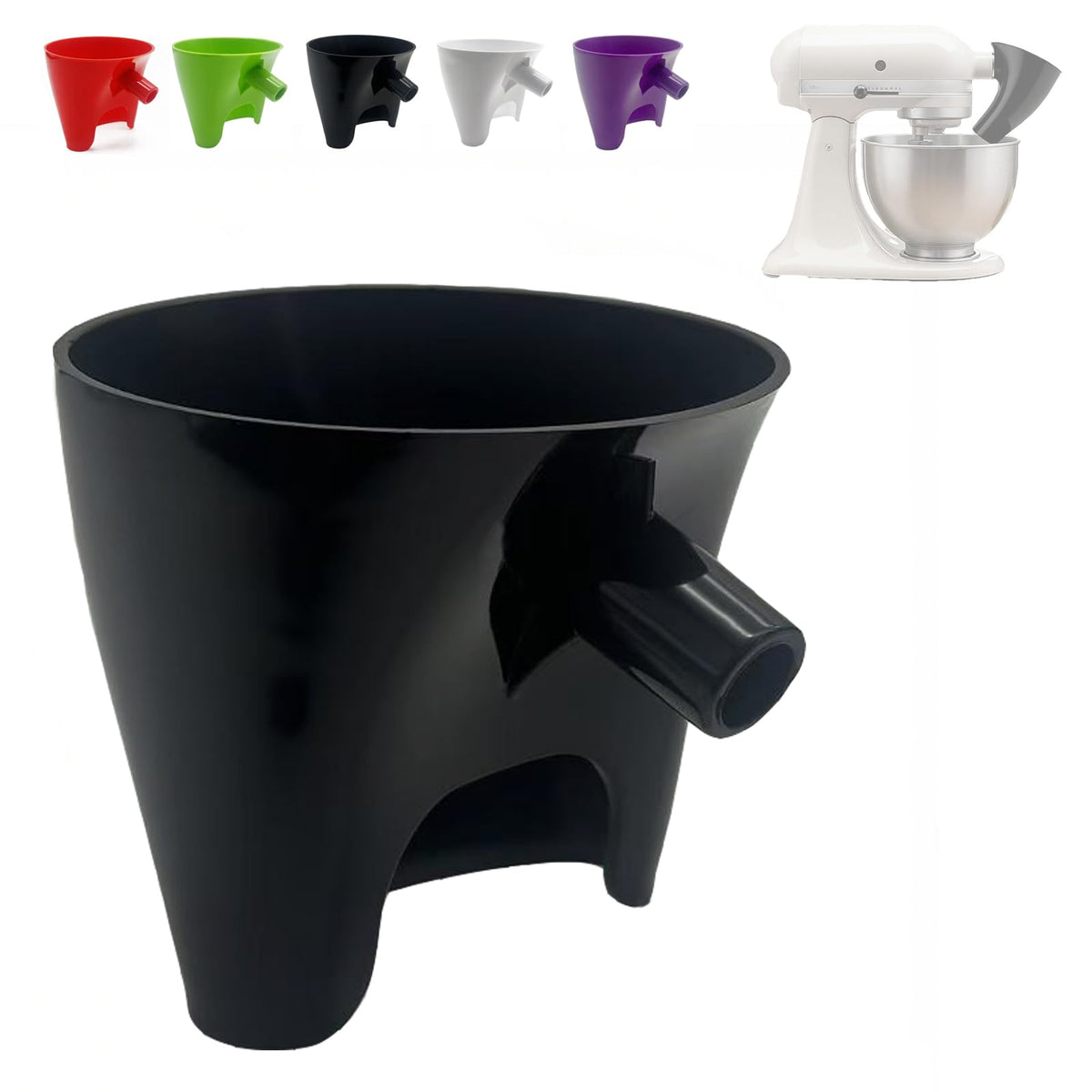 Kitchenaid embudo harina: verter sin derrames para una cocina limpia.