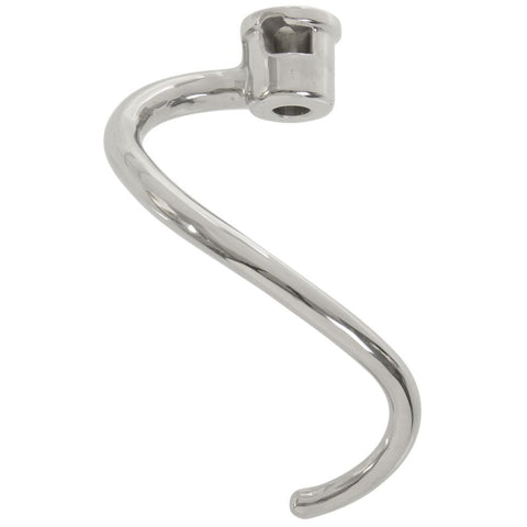 Gancho espiral de masa KitchenAid para 7-8 qt, mezcla más uniforme.