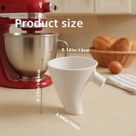 Kitchenaid Embudo con diseño ergonómico para verter con precisión.
