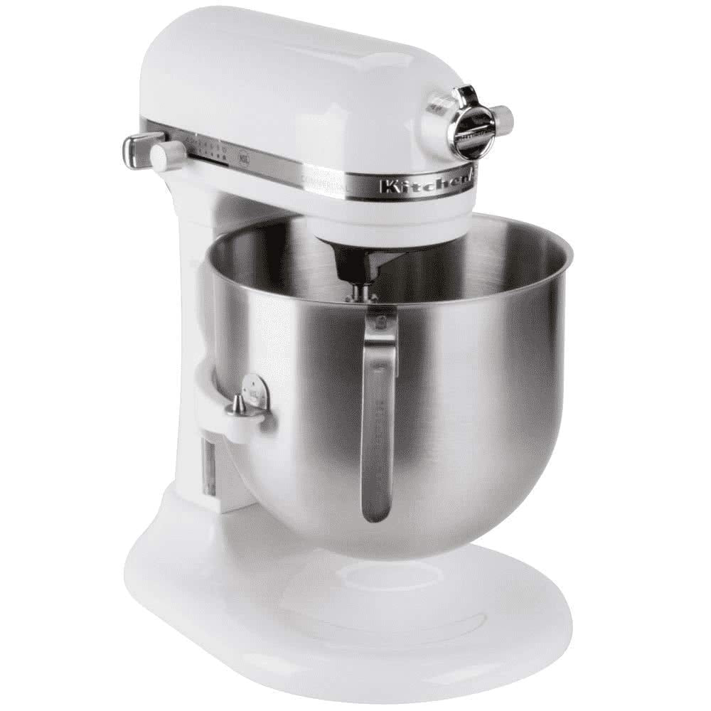 Kitchenaid KSMC8QBOWL de acero cepillado, duradera para batidos y mezclas.