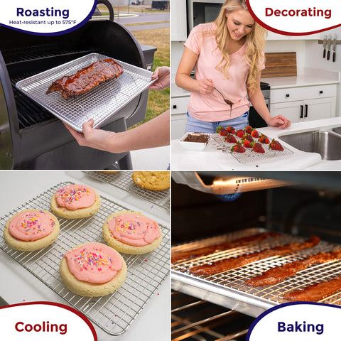 Rejilla Kitchenatics con vida útil prolongada y ebook de recetas incluido.