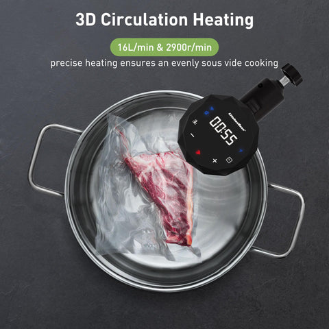 KitchenBoss G300PT, resistente al agua IPX7 y fácil de limpiar.