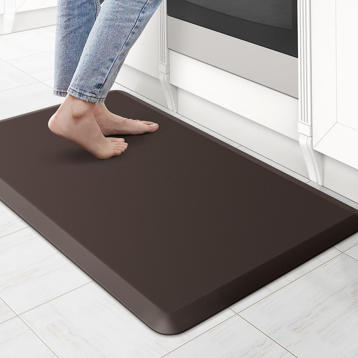 KitchenClouds alfombra de cocina acolchada antifatiga para pies cansados