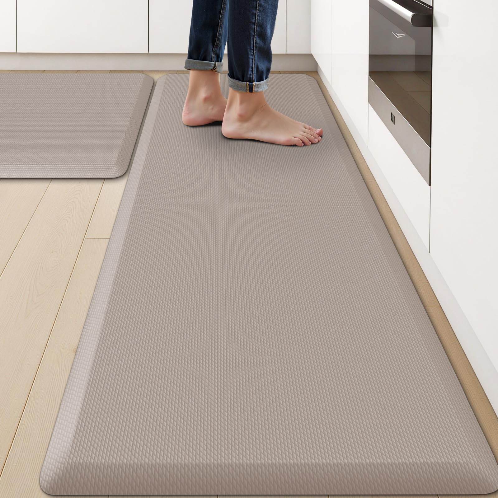 Alfombra KitchenClouds amortiguada de 60pulgadas para mayor comodidad al cocinar