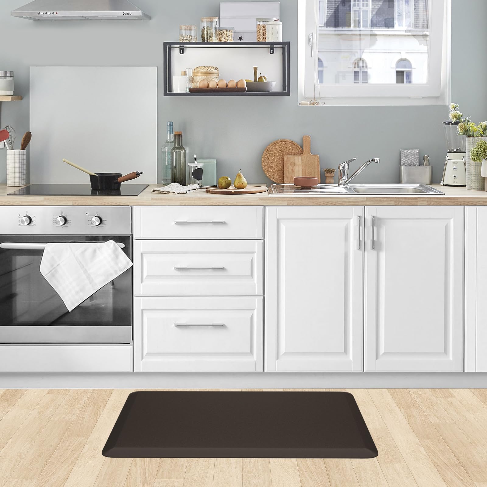KitchenClouds alfombra de cocina para limpieza y mantenimiento diario