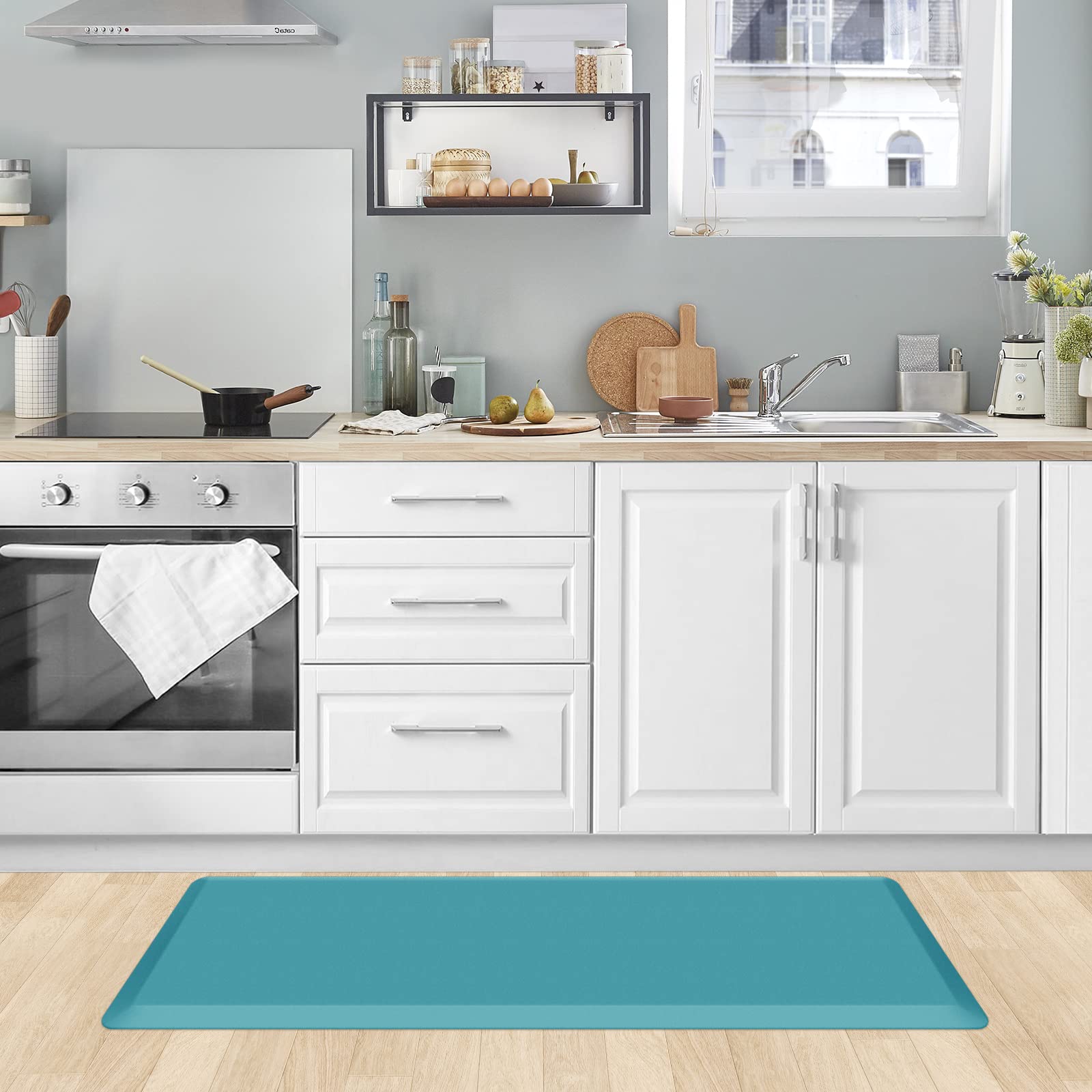 KitchenClouds limpieza sencilla con paño húmedo o aspiradora.