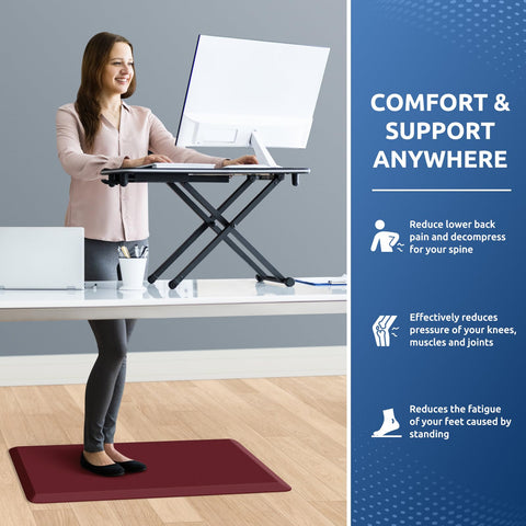 KitchenClouds alfombrilla impermeable fácil de limpiar con paño húmedo