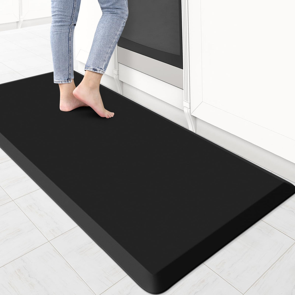 KitchenClouds alfombra antifatiga 22x54 con acolchado cómodo para largas horas en la cocina
