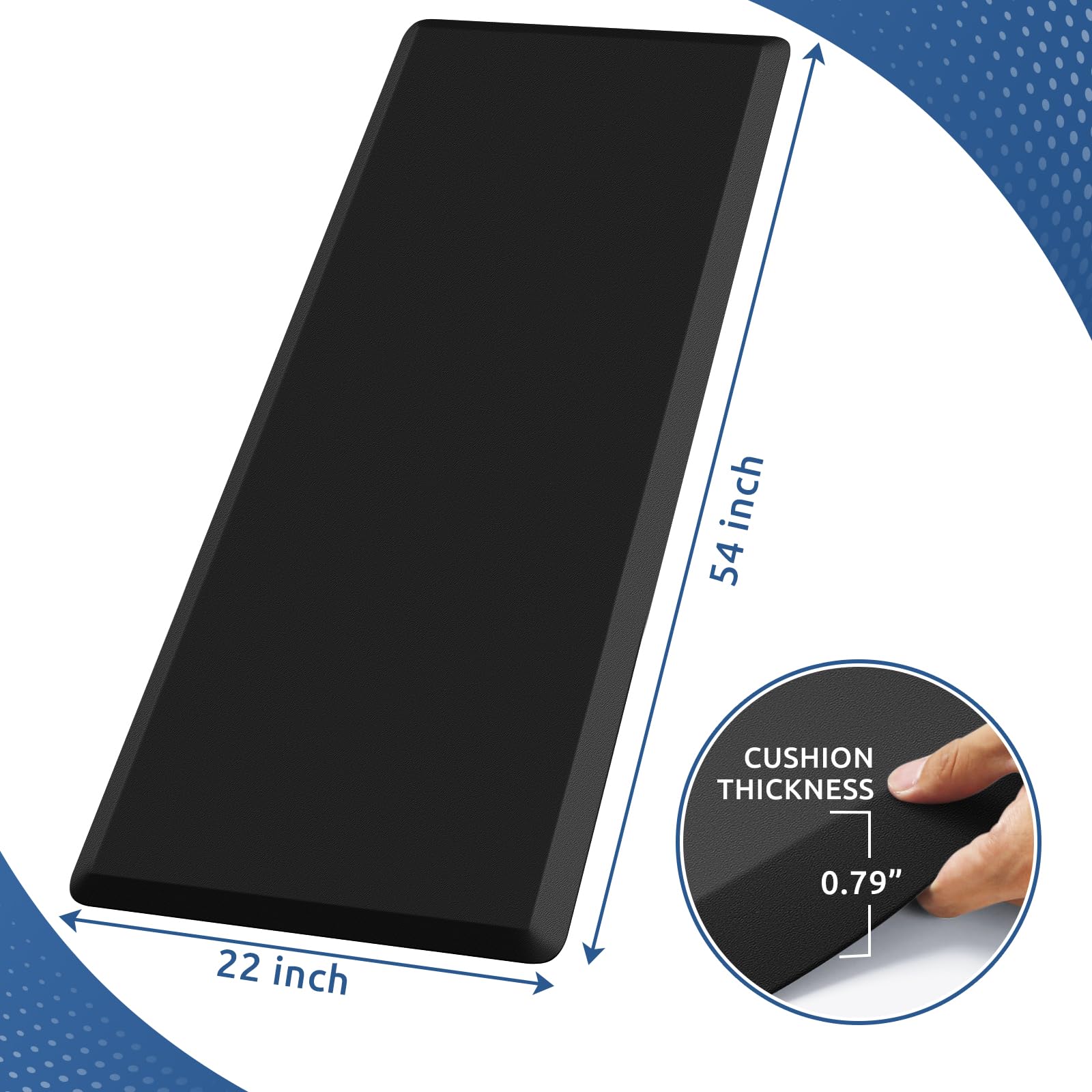 KitchenClouds alfombra impermeable para cocina, facilita la limpieza diaria