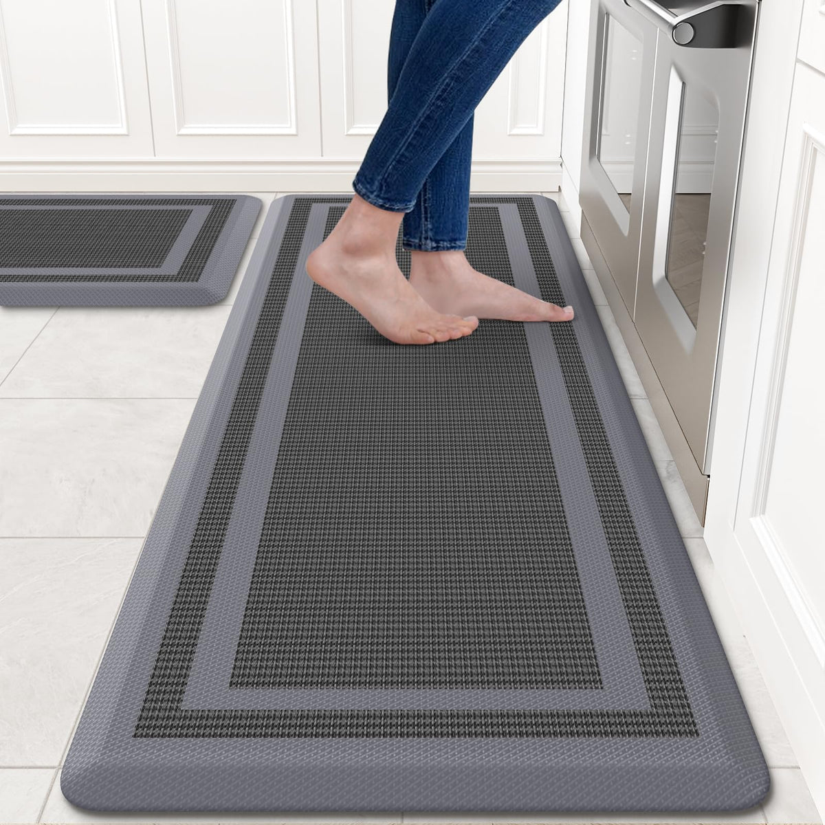 KitchenClouds tapetes de cocina con confort anti-fatiga para sesiones largas