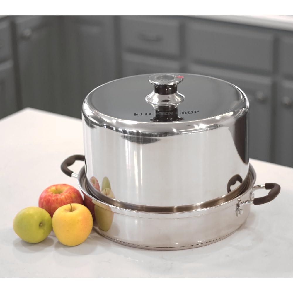 Kitchen Crop Steam Canner, garantía de 5 años para una cocción confiable.