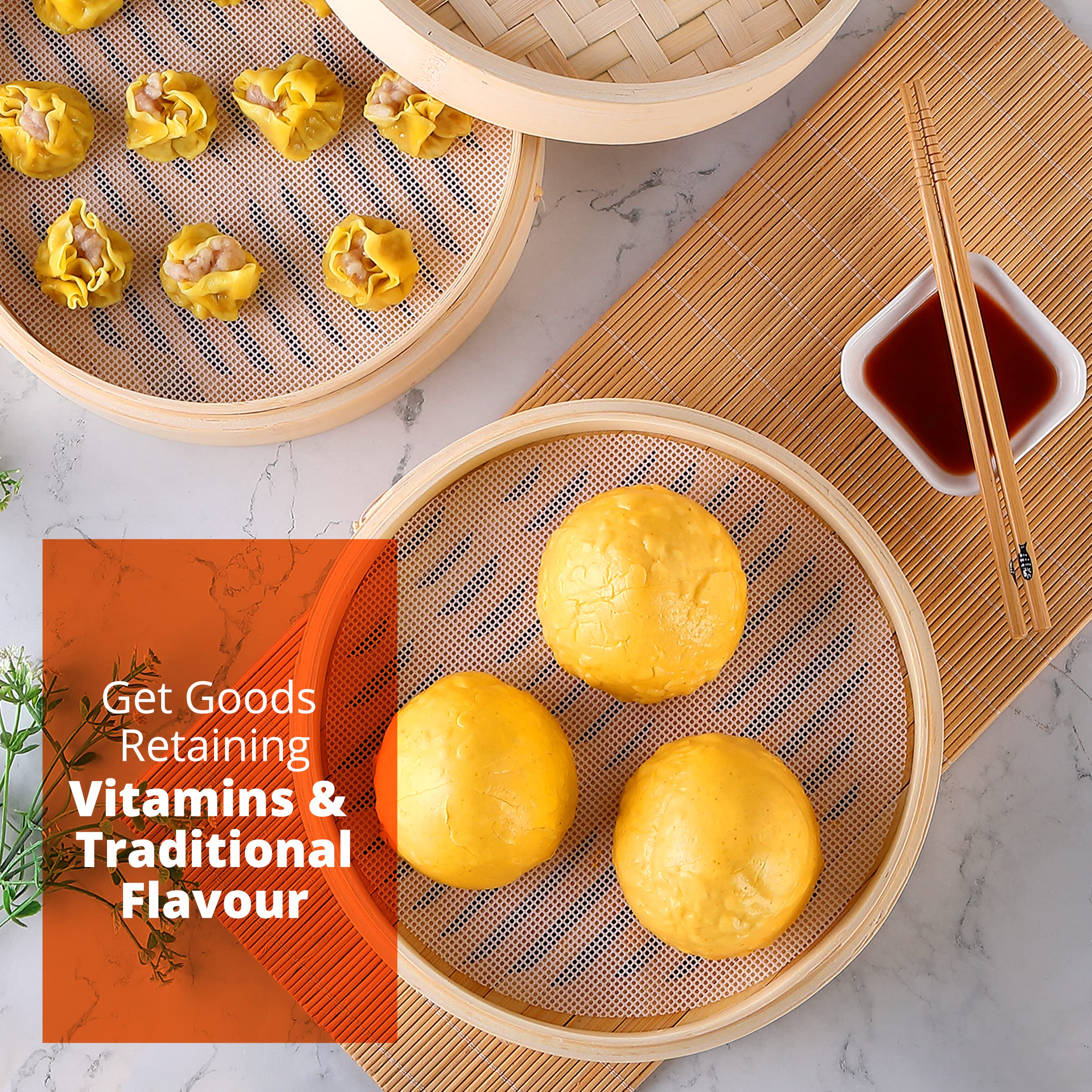 KitchenCrust pares de palillos incluidos para comer con estilo