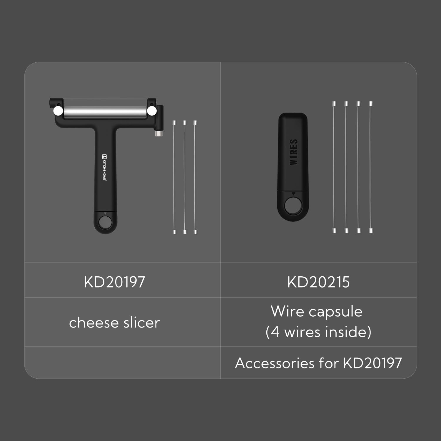 KITCHENDAO alambres extra incorporados para reemplazos