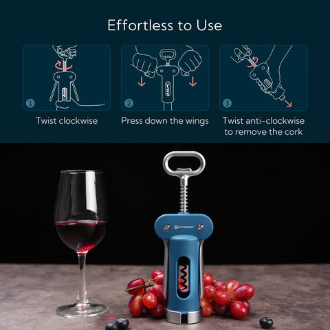 KITCHENDAO Luxury 3 en 1 revestimiento antiadherente Greblon garantiza giro suave