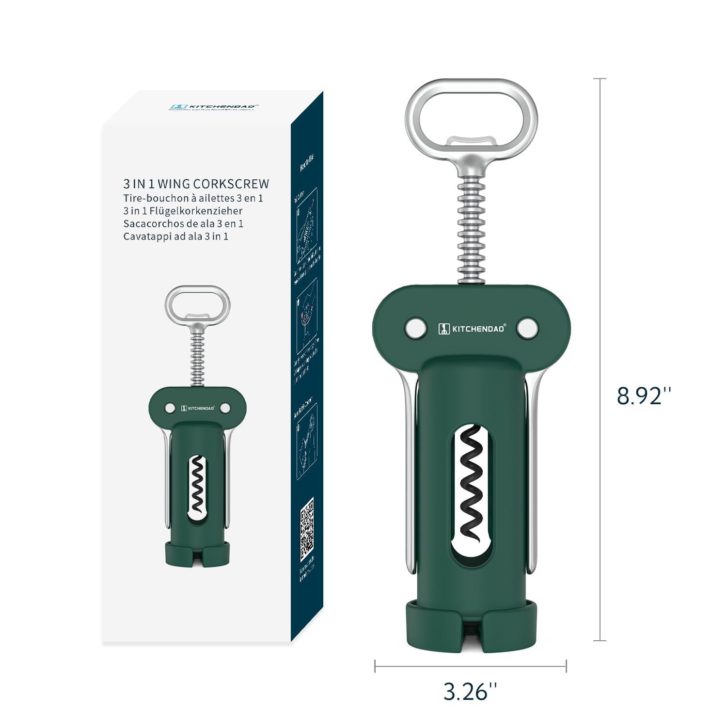 KITCHENDAO regalo práctico y elegante para amantes del vino