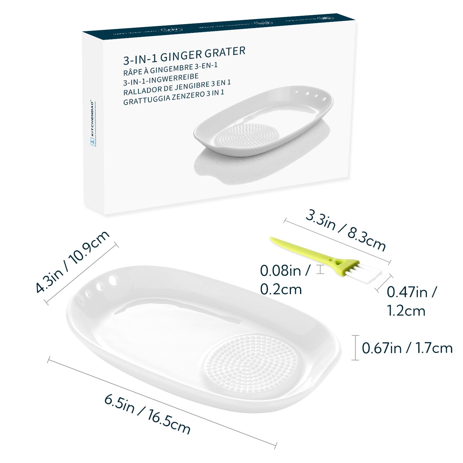 Reposacucharas cerámico de KITCHENDAO, mantiene la mesa limpia y ordenada.