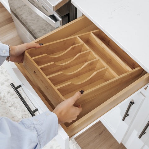 KitchenEdge madera bambú 100% combina durabilidad y estética natural.