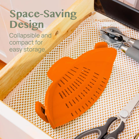 Kitchen Gizmo agarre firme y ajuste universal para ollas y sartenes.