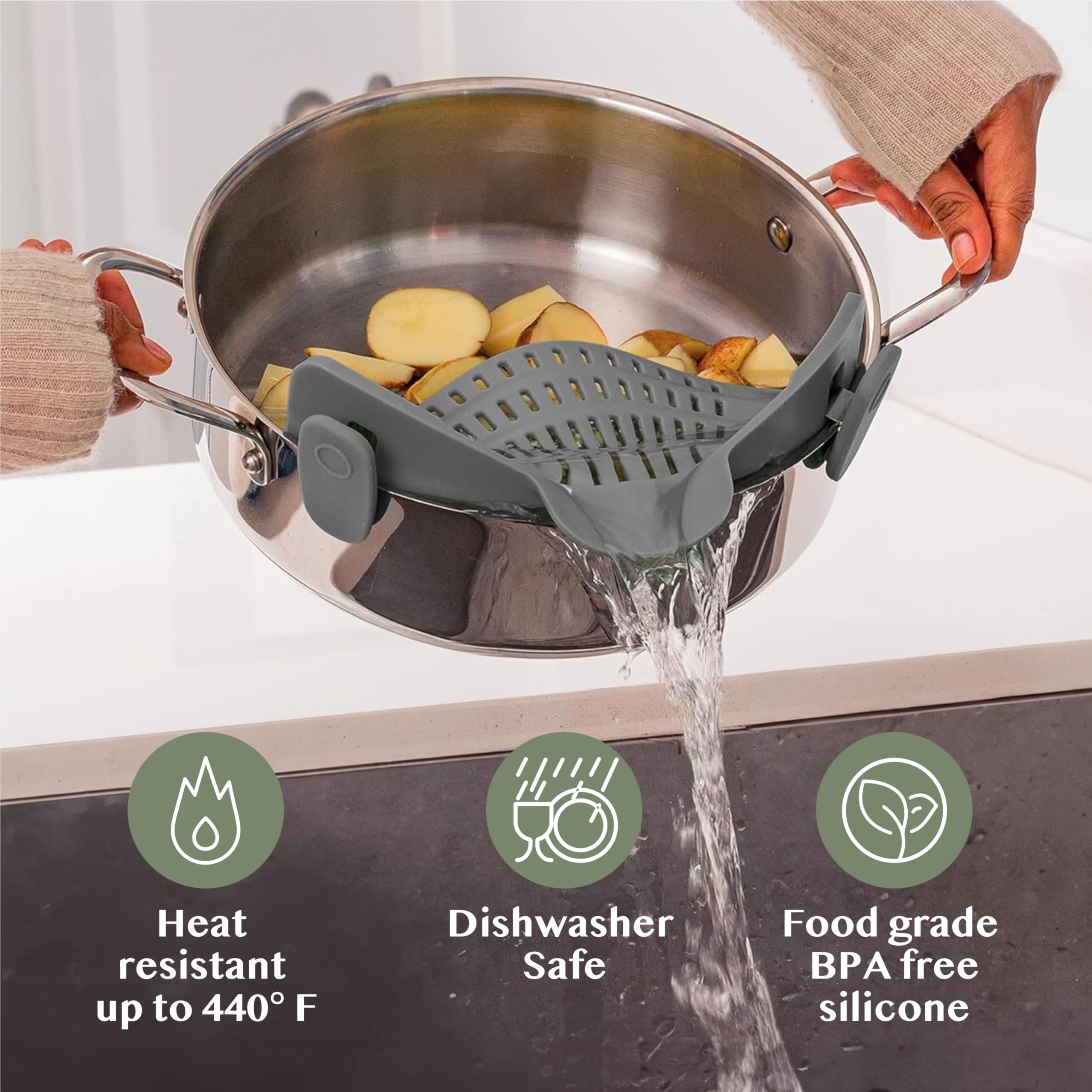 Kitchen Gizmo: apto para lavavajillas, limpieza rápida.