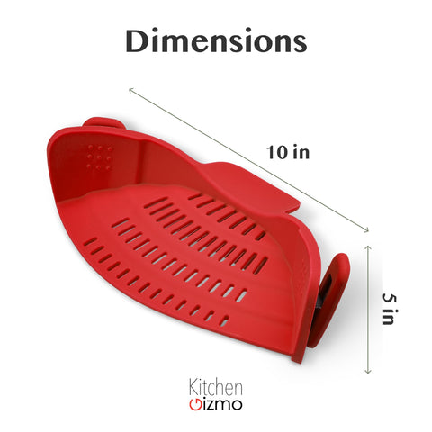 Kitchen Gizmo diseño resistente al calor para escurrir verduras