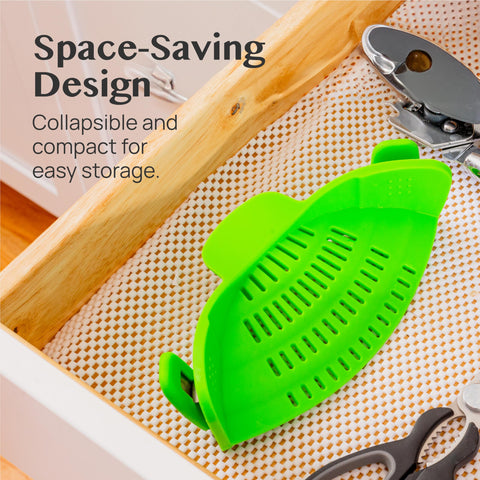 Kitchen Gizmo: labio drenante para evitar salpicaduras y desorden.