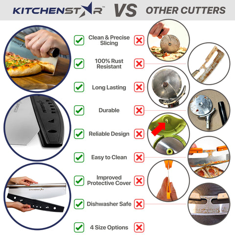KitchenStar accesorio profesional para horno de pizza de uso diario.