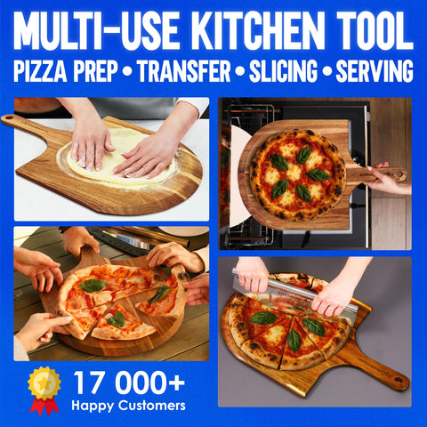 Pala KitchenStar con anillo colgante para almacenamiento práctico y ordenado.
