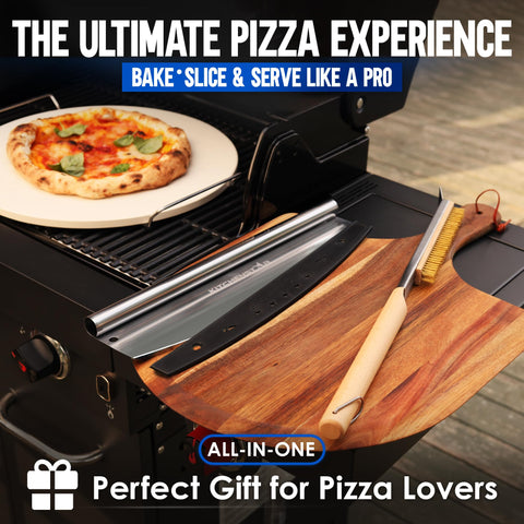 Set completo KitchenStar para pizza, ideal para cocina o parrilla