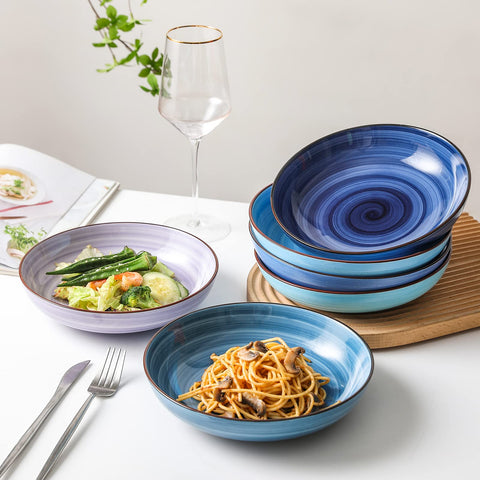 Tazones KitchenTour con colores gradiente para mesa moderna