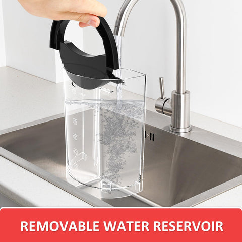 Depósito de agua removible de KITCHENTREND para rellenar fácilmente