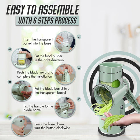 KitchenVelly cuchillas de acero inoxidable para quesos y vegetales.