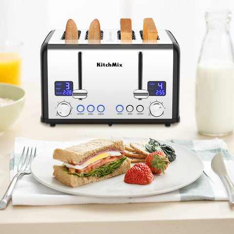 KitchMix: bandeja recogemigas removible para limpieza fácil.