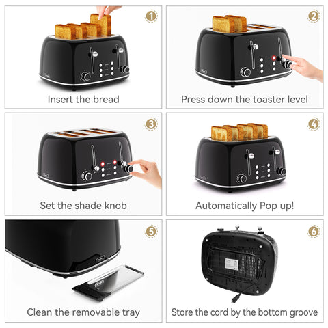 Tostadora KITCHMIX con panel de control independiente para cada lado.