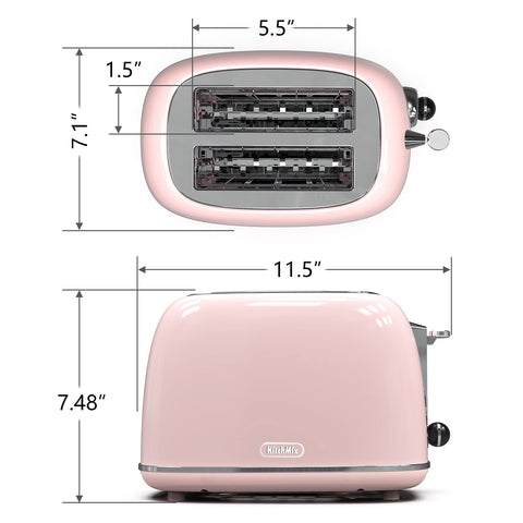 Tostadora KITCHMIX con seguridad anticalor para uso diario.