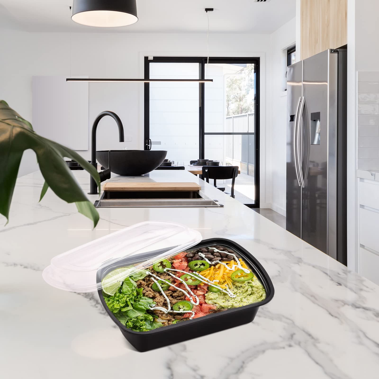 Kitch’nMore dos-compartimentos para separar comidas y snacks.