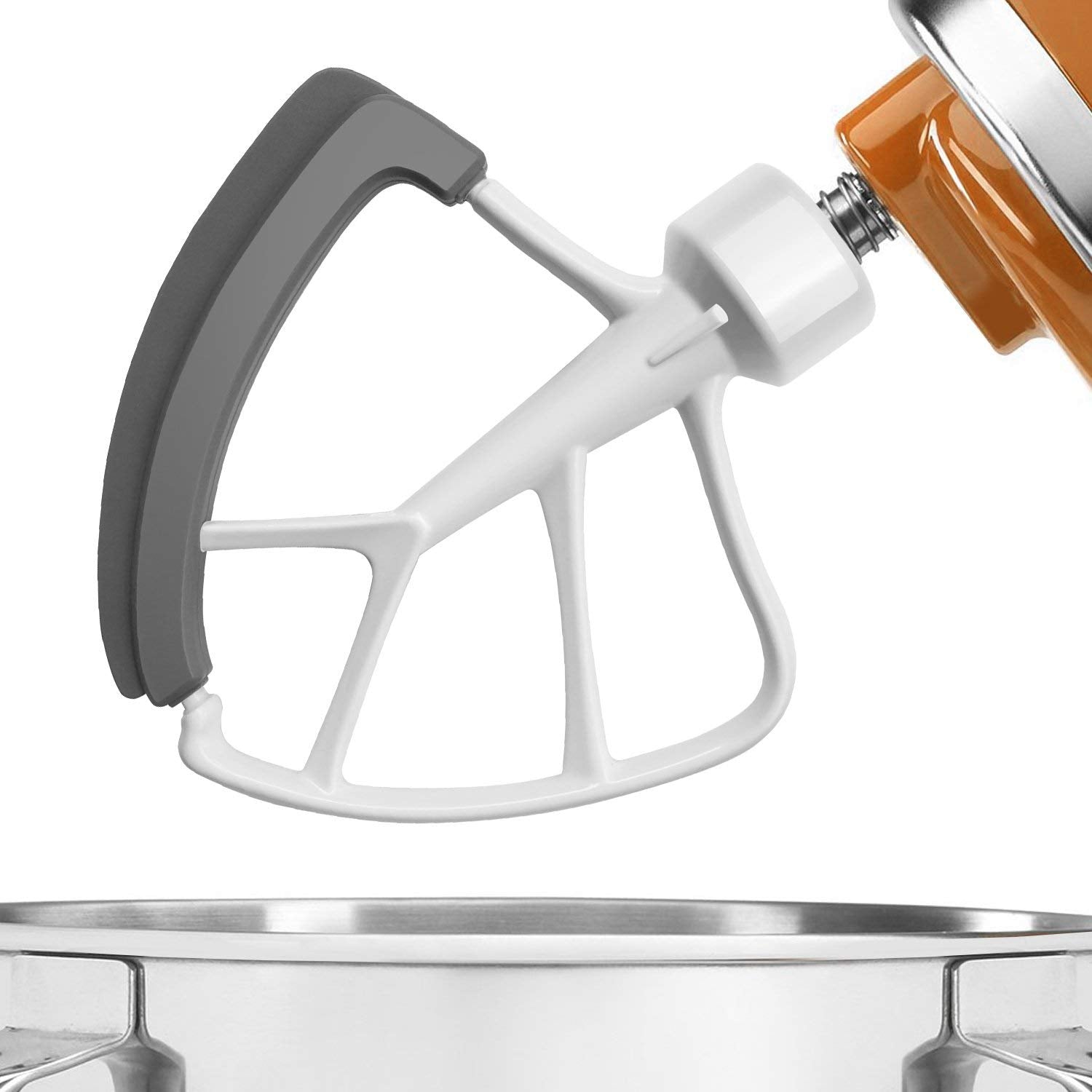 KITCHPOWER borde flexible de silicona mejora el raspado.