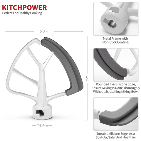 KITCHPOWER cabezal de aluminio die-cast con recubrimiento teflón.