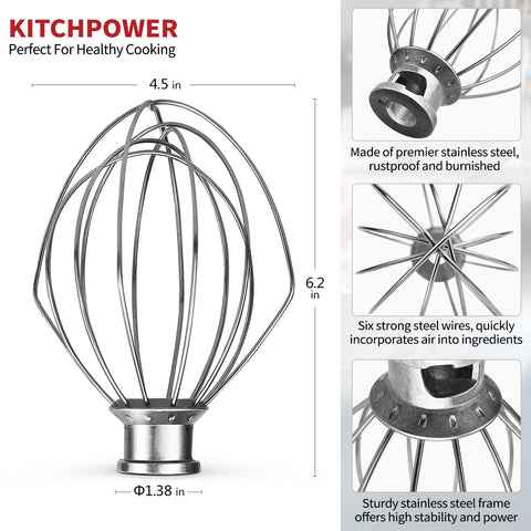 KITCHPOWER K45WW acero pulido facilita la limpieza a mano.