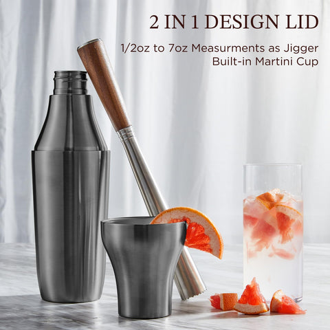 KITESSENSU copa martini integrada de 7 oz para servir con estilo
