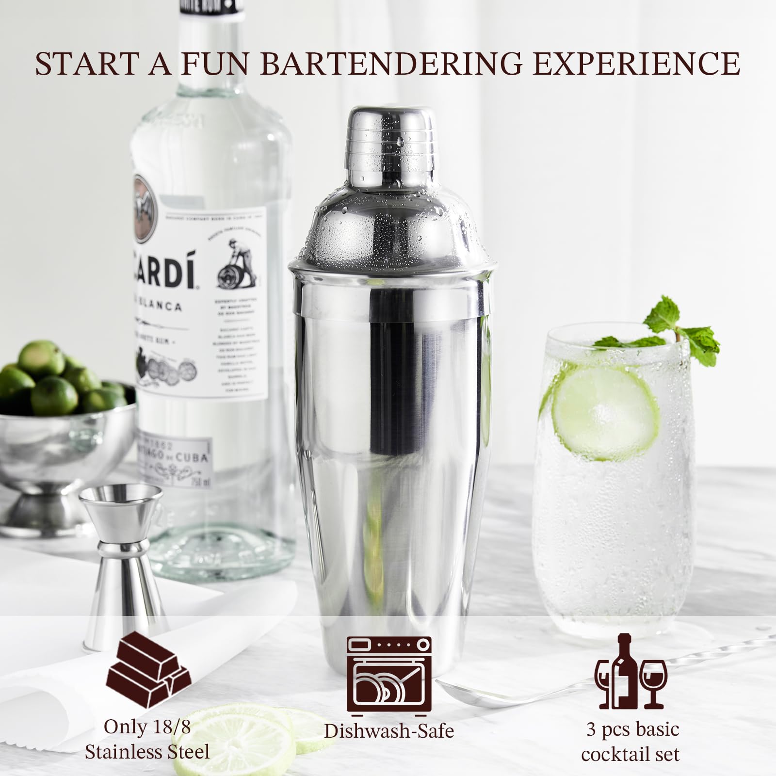 KITESSENSU cuchara mezcladora para cocteles
