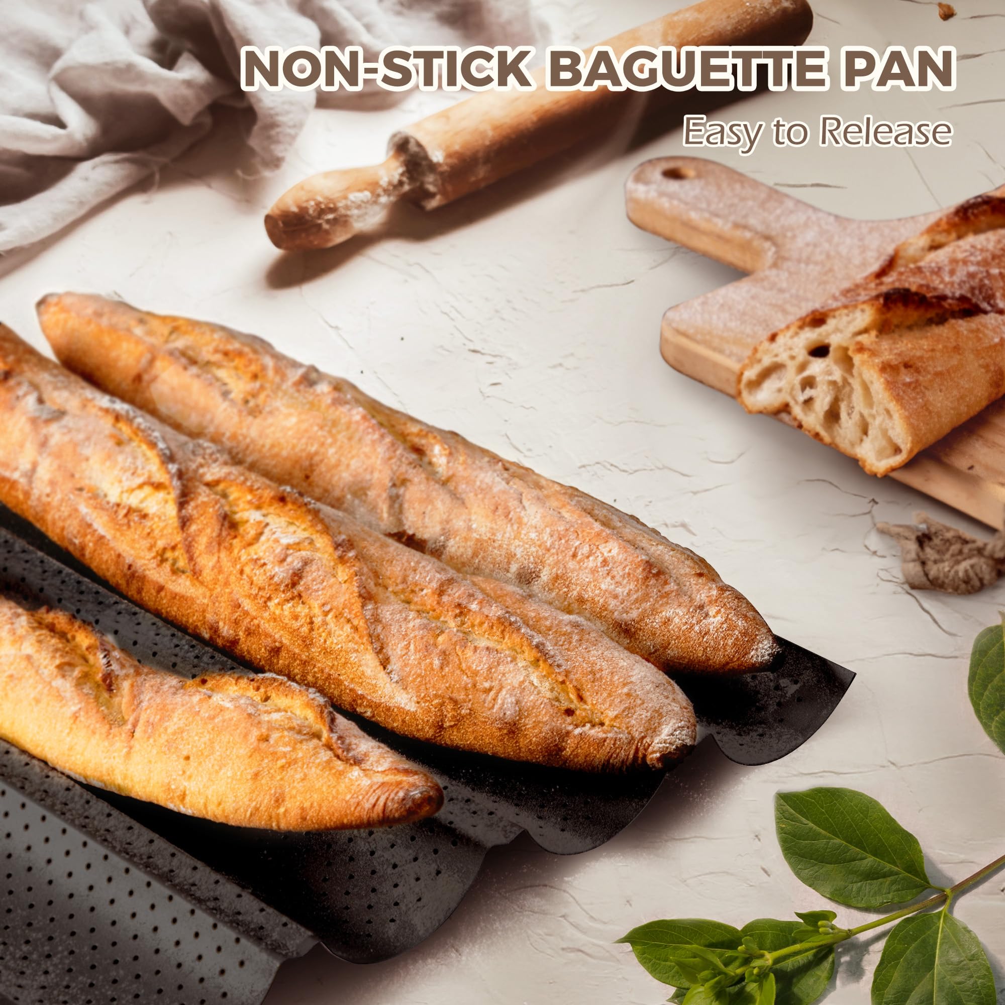 KITESSENSU guía curva baguette que da forma uniforme a la hogaza